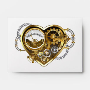 Enveloppe Coeur vapeur avec un manomètre