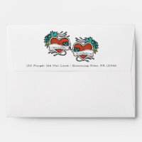 Coeurs tatoués, Mariage graphique de tatouage