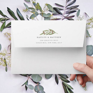Enveloppe Collection de Mariages de Branches d'Olivier