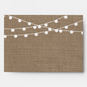 Enveloppe Collection de Mariages Rustic Burlap