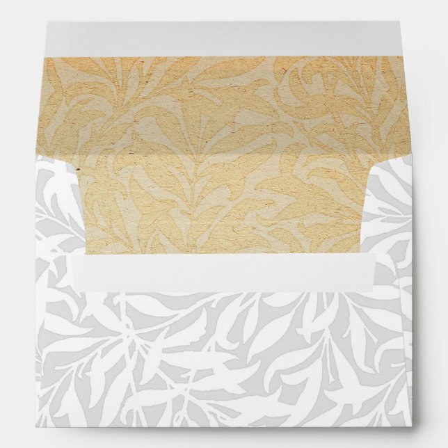 Enveloppe Collection de peinture vintage Tulip Morris (Dos (Bas))