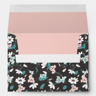 Enveloppe Coloré Koala Motif mignon animal et floral