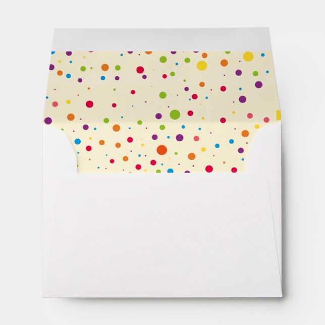Enveloppe colorée (Dos (Bas))