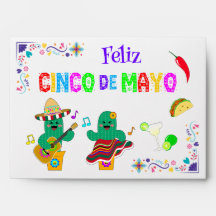 Colorful Festive Cinco de Mayo 2025 Dancing Cactus