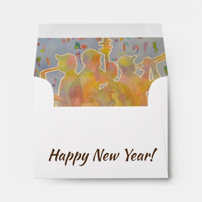 Enveloppe Colorful Jazz Band 2019 (Dos (Bas))