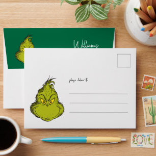 Enveloppe Comment Grinch Stole Christmas Classic Grinch