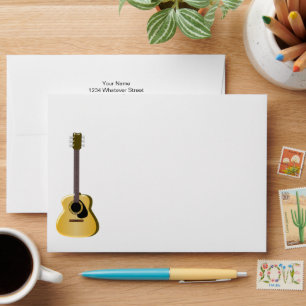 Enveloppe Conception acoustique de guitare