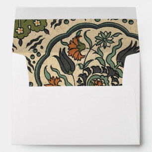 Enveloppe Conception persane florale décorative de tuile