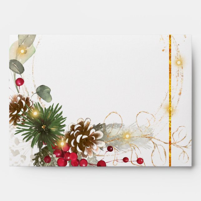 Enveloppe conçue pour Noël (Devant)