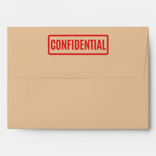 Enveloppe confidentielle