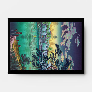 Enveloppe Cool japonais Ueno Shinobazu Pond Tsuchiya Koitsu