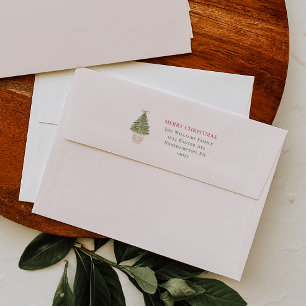 Enveloppe Coquette chic grand-millénaire Joyeux Noël