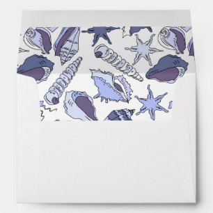 Enveloppe Coquillages de Lavendar