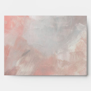 Enveloppe Corail et gris Moderne Brochures Abstraites