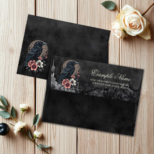 Enveloppe Corbeau noir