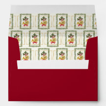 Corne française de Noël élégante Marron
