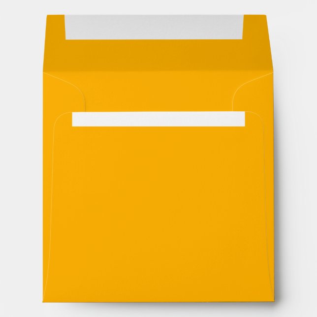 Enveloppe Couleur Dorée Profonde, Jolie Ombre De Jaune (Dos (Bas))