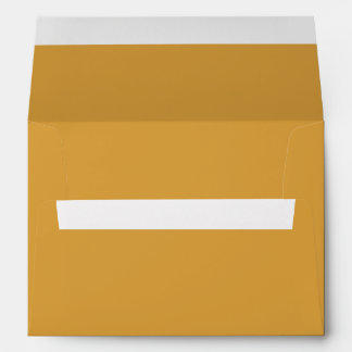 Enveloppe Couleur jaune moutarde solide | Hex# DAA03D