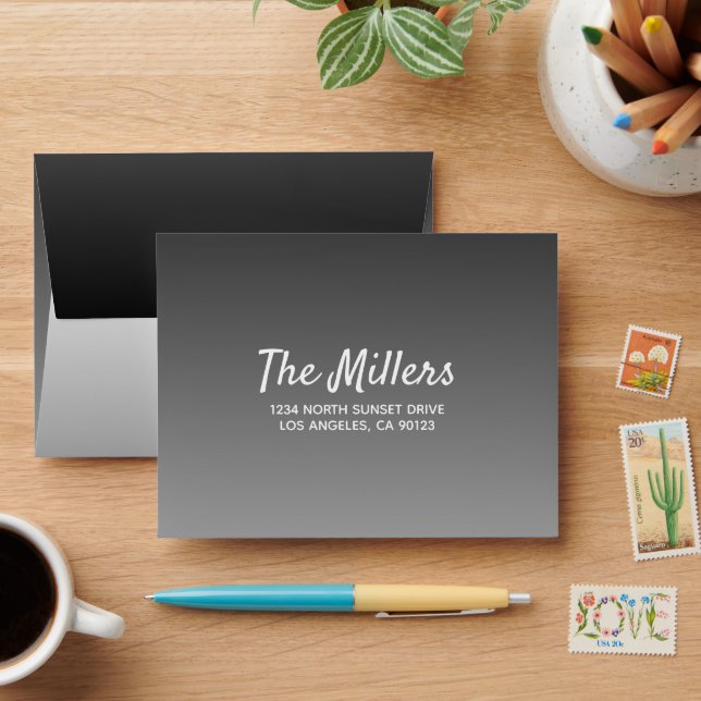 Enveloppe Couleur modifiable de l'adresse de script ! Ombre (Desk)