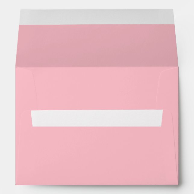 Enveloppe couleur rose 5,25 x 7,25 pouces (Dos (Bas))