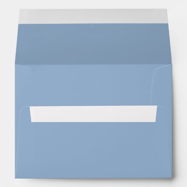 Enveloppe Couleur solide bleu poudré clair (Dos (Bas))