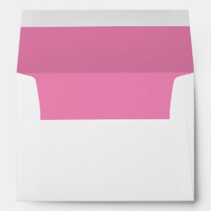 Enveloppe Couleur solide rose