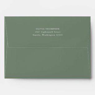 Enveloppe Couleurs vives Fleurs aquarelle Élégant Assorti