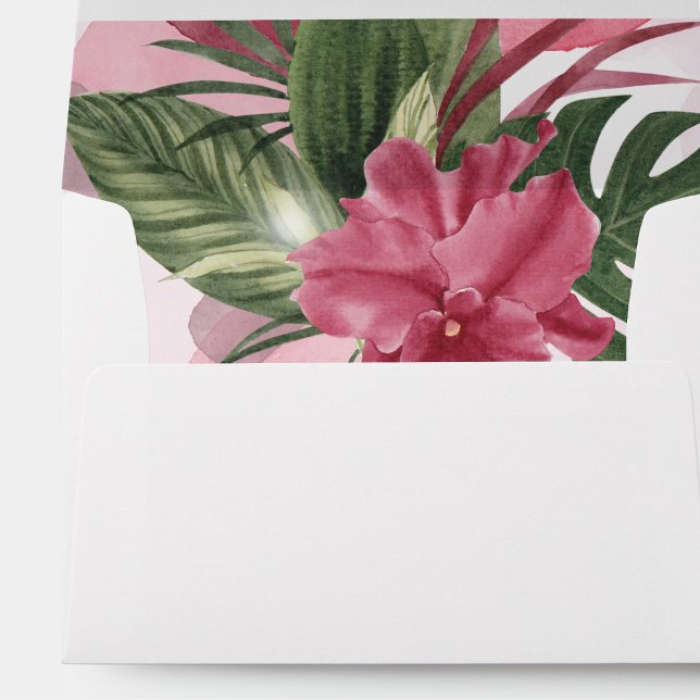 Enveloppe Courrier électronique Tropical violet orchidée (Créateur téléchargé)