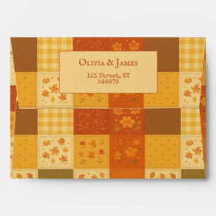 Enveloppe Couverture en terre cuite patchwork Ferme rustique