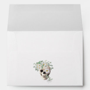 Enveloppe Crâne gothique