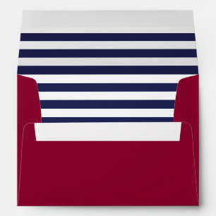 Enveloppe Crimson avec Liner Bleu Blindé