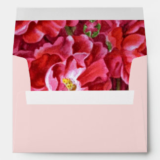 Enveloppe Crimson Floral Watercolor Envelope