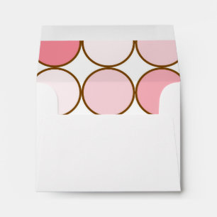 Enveloppe Cupcake et points roses