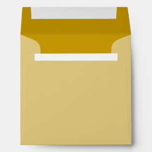 Enveloppe Customise De Couleur De Arrière - plan D'Ocre Dor