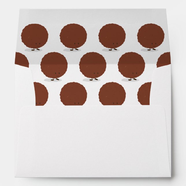 Enveloppe Cute boulette (Dos (Bas))