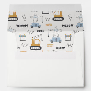 Enveloppe Cute Construction Fourche Ascenseur N'Importe Quel