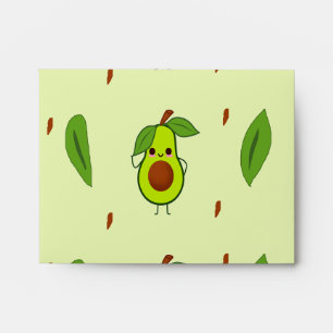 Enveloppe Cute kawaii avocado
