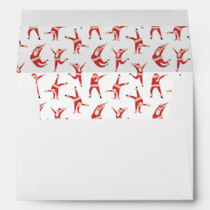 Enveloppe Dabing Père Noël Fun Motif de Noël