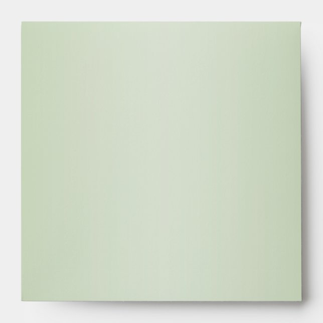 Enveloppe d'adresse de retour verte et rose pour u (Devant)