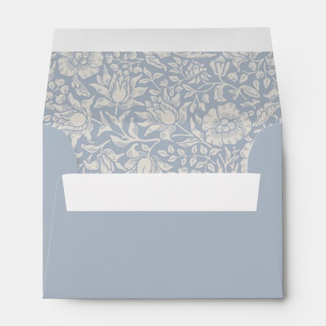 Enveloppe d'adresse florale Fleur sauvage (Dos (Bas))