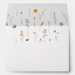 Enveloppe Dainty Floral Fleur sauvage Mariage