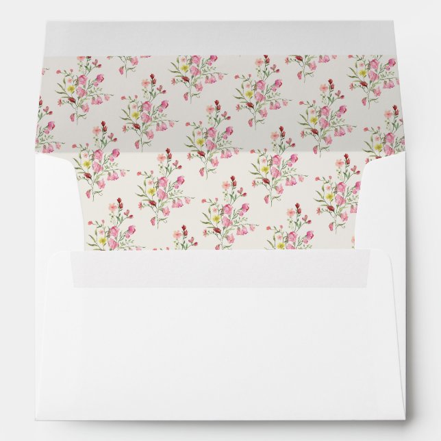 Enveloppe dainty romantique arche fleurie printemps jardin m (Dos (Bas))