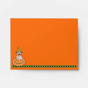 Enveloppe dalmate d'Halloween