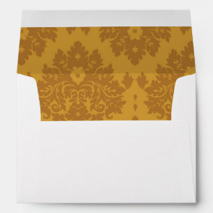 Enveloppe Damas dorées de luxe