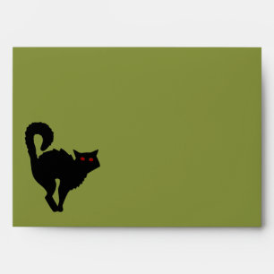 Enveloppe Damask et Green Invitation