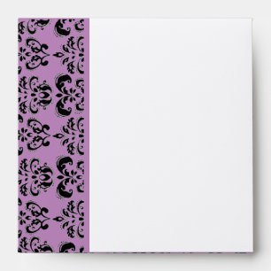 Enveloppe DAMASK, Lavander violet