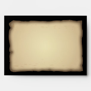 Enveloppe d'ancien parchemin de papier Vintage