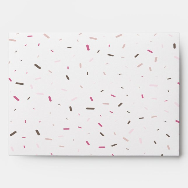 Enveloppe d'anniversaire Sprinkles (Devant)