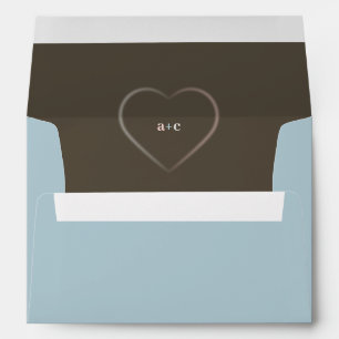 Enveloppe dans l'enveloppe de la Faire-part de mariage d'amo