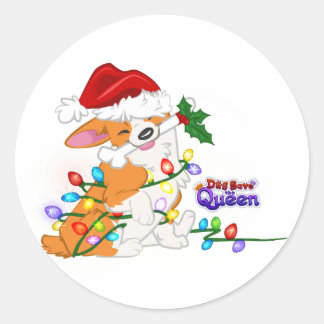 Enveloppé dans les fêtes - Stickers